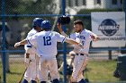 Baseball vs Babson  Wheaton College Baseball vs Babson during Semi final game of the NEWMAC Championship hosted by Wheaton. - (Photo by Keith Nordstrom) : Wheaton, baseball, NEWMAC